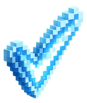 ✓